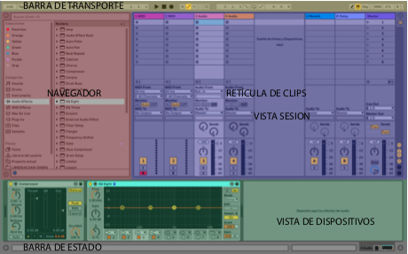 Ableton Live 10 y sus paneles