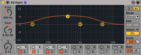 EQ Eight Ableton Live que es la Q Cursos Go Music Pro