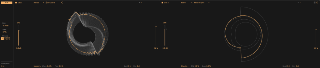 Osciladores Wavetable Ableton