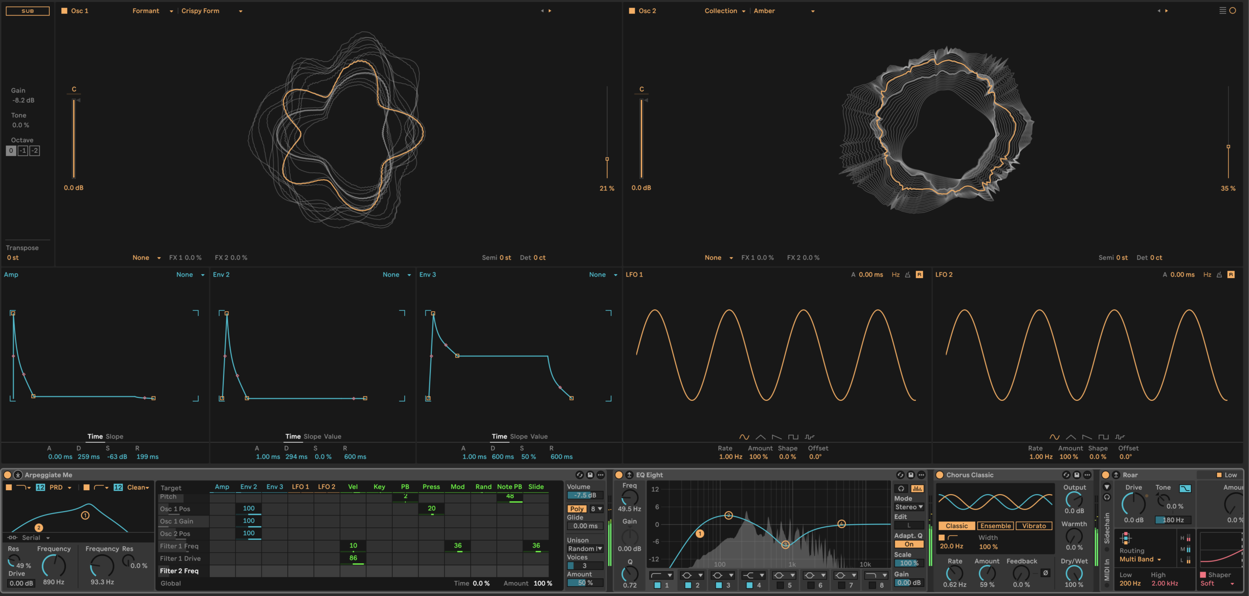Wavetable cadena de efectos ableton live 12